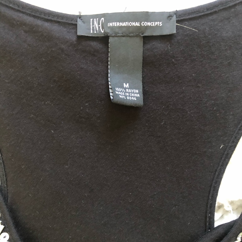 INC International Concepts black maxi dress - Picture 5 of 5